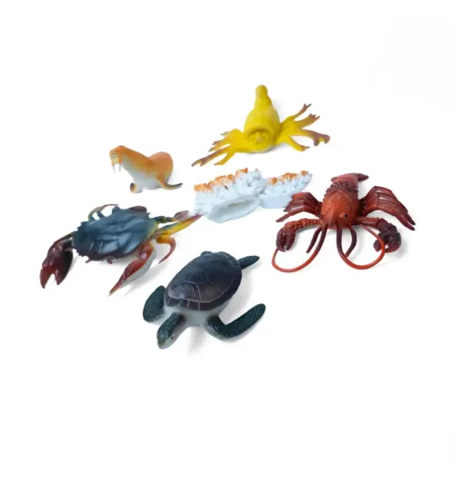 Ocean Animal Plastic Toy Figures Set