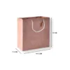Textured Paper Gift Bag with Rope Handles Textured Paper Gift Bag with Rope Handles