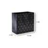 Geometric Paper Gift Bag with Rope Handles - Black & Gold Geometric Paper Gift Bag with Rope Handles - Black & Gold