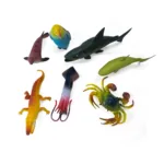 Ocean Animal Plastic Toy Figures Set