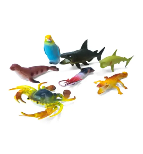 Ocean Animal Plastic Toy Figures Set