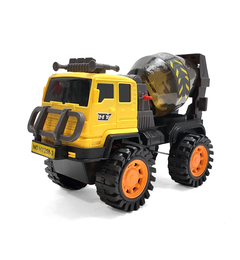 Toy Cement Mixer Truck 12-Inch Construction Vehicle 15 Toy Cement Mixer Truck 12-Inch Construction Vehicle