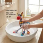 Hanging Baby Sensory Zebra Toy
