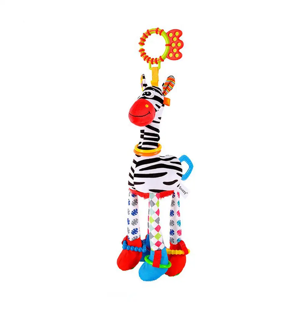 Hanging Baby Sensory Zebra Toy