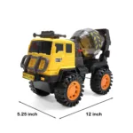 Toy Cement Mixer Truck 12-Inch Construction Vehicle