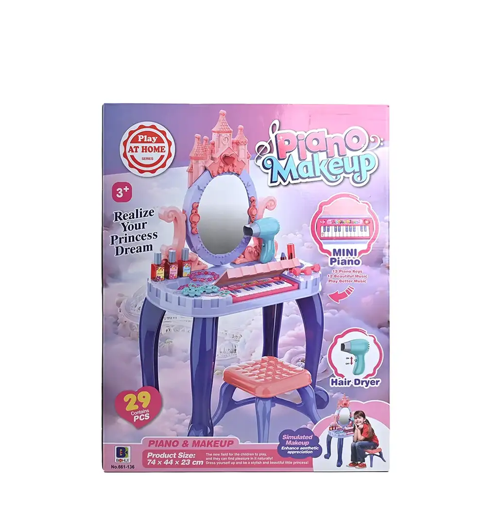 Princess Vanity Dressing Table with Piano