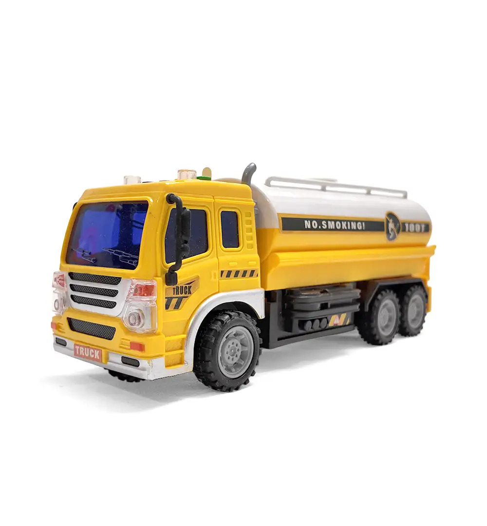 1:16 Scale Interactive Toy Fuel Tanker Truck – Lights, Music, Engine Sounds & Storytelling for Kids 17 Interactive Toy Fuel Tanker Truck
