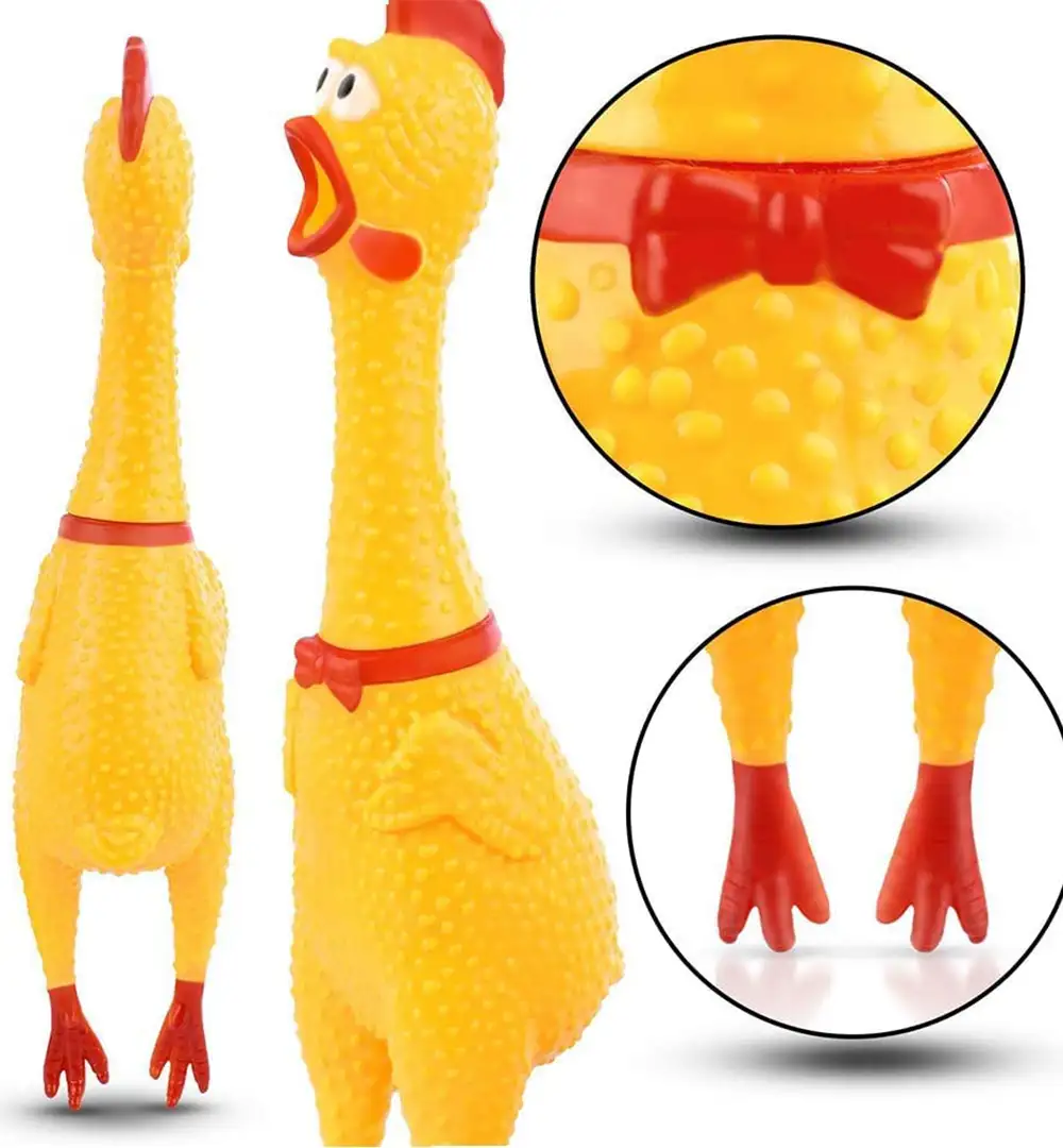 Chicken Toy Squeaky Novelty Gag