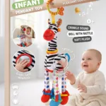 Hanging Baby Sensory Zebra Toy