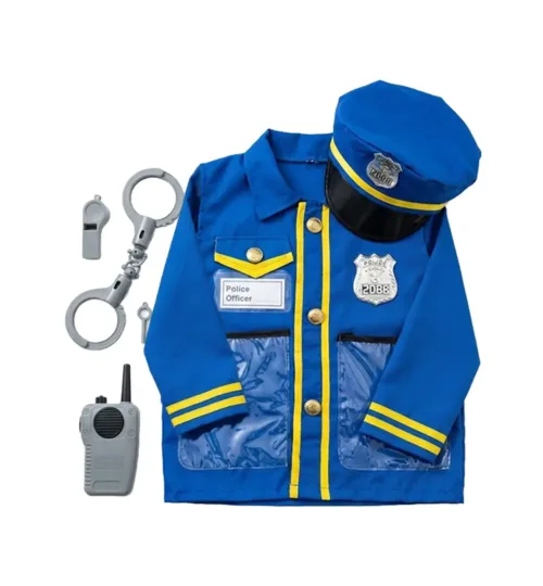 Kids Police Officer Costume Set