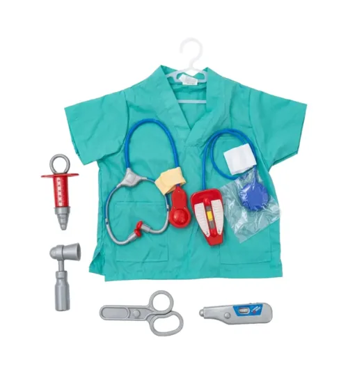 Kids Surgeon Scrubs Costume Set