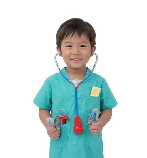 Kids Surgeon Scrubs Costume Set