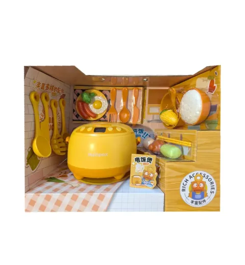 Rice Cooker Pretend Play Kitchen Toy Set