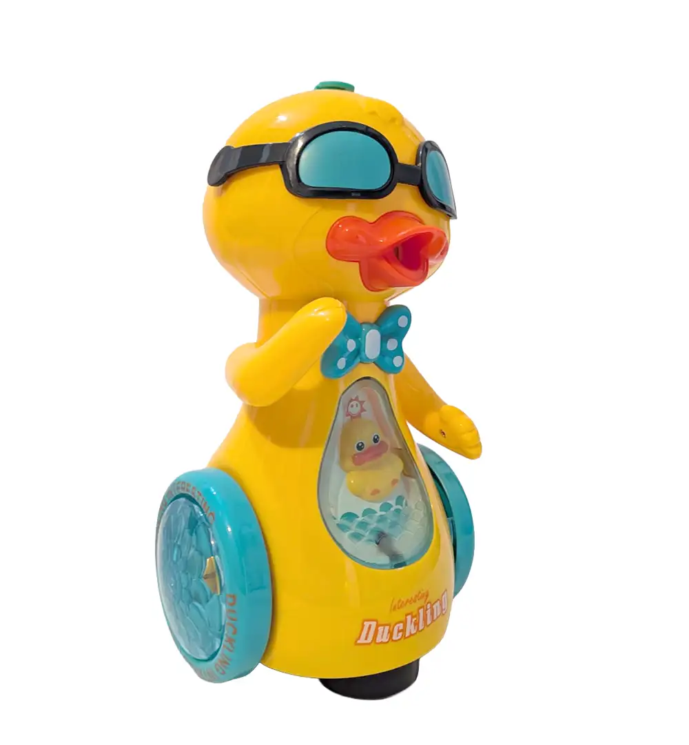 Electric Dancing Duck Toy with Music, LED Lights & Water Vapor Mist Spray | Bump & Go Interactive Toy 18 Dancing Duck Toy