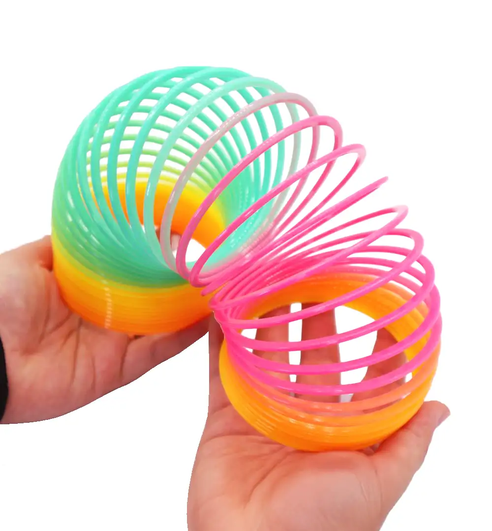 Rainbow Magic Slinky Spring Toy for Kids & Fidget Fun 10 Rainbow Magic Slinky Spring Toy