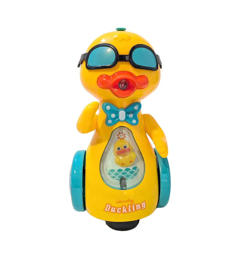 Electric Dancing Duck Toy with Music, LED Lights & Water Vapor Mist Spray | Bump & Go Interactive Toy 10 Dancing Duck Toy
