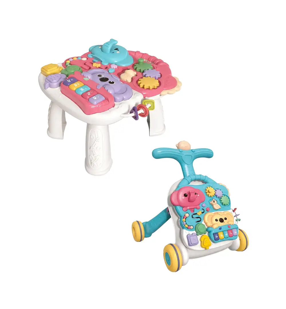 3-in-1 Baby Walker & Activity Table | Multifunction Learning Push Car for Toddlers 11 3-in-1 Baby Walker & Activity Table