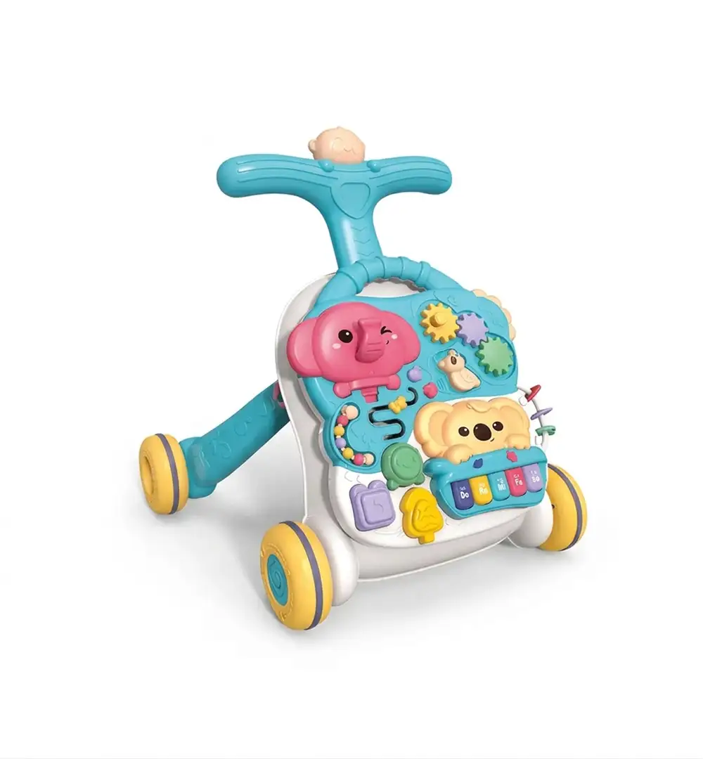 3-in-1 Baby Walker & Activity Table | Multifunction Learning Push Car for Toddlers 16 3-in-1 Baby Walker & Activity Table