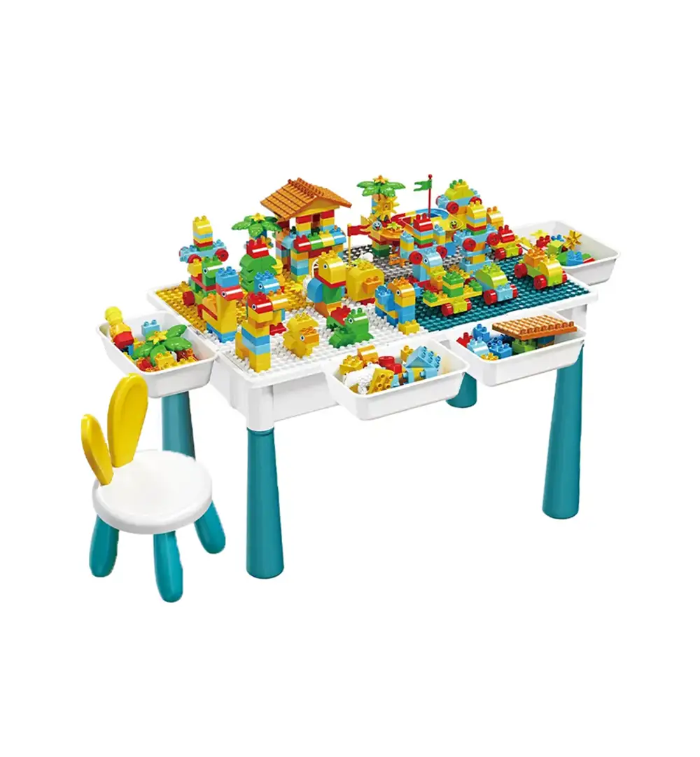 2-in-1 Kids Activity Table with Marble Run