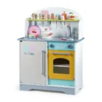 Kids Wooden Kitchen Playset with Accessories