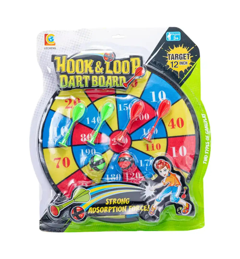 Kids Hook & Loop Dart Board