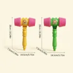 Squeaky Toy Hammer for Kids - Soft Plastic Sound Toy