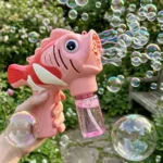 10-Hole Fish Automatic Bubble Gun Blower Toy