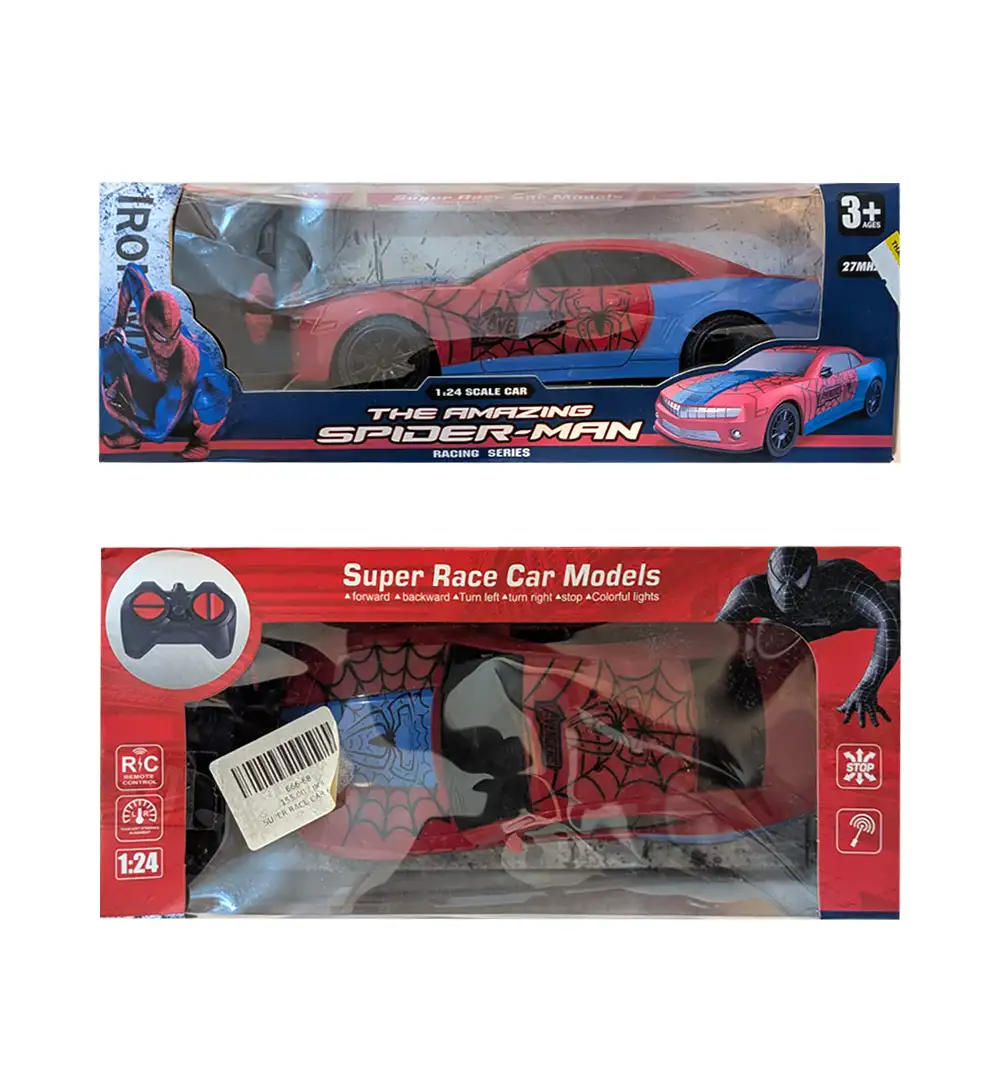 1:24 Scale Spider-Man Remote Control Race Car