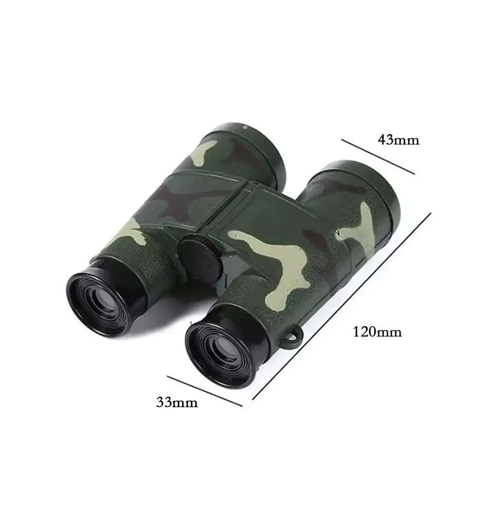 Kids 6x35mm Camouflage Toy Binoculars