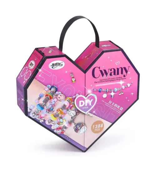 1388 Pcs DIY Charm Bracelet Making Kit for Girls