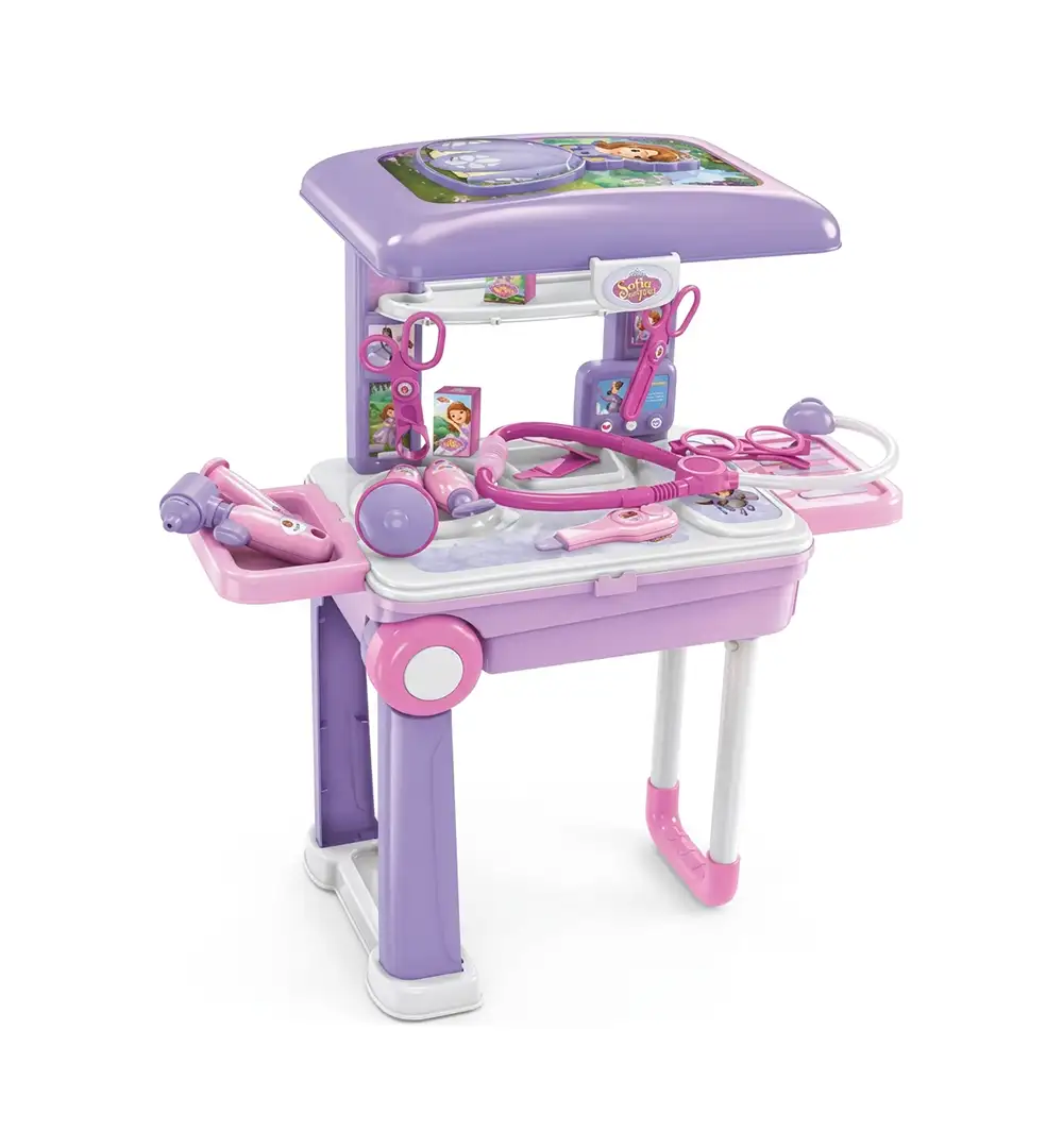 2-in-1 Princess Sofia Kids Doctor Kit Trolley