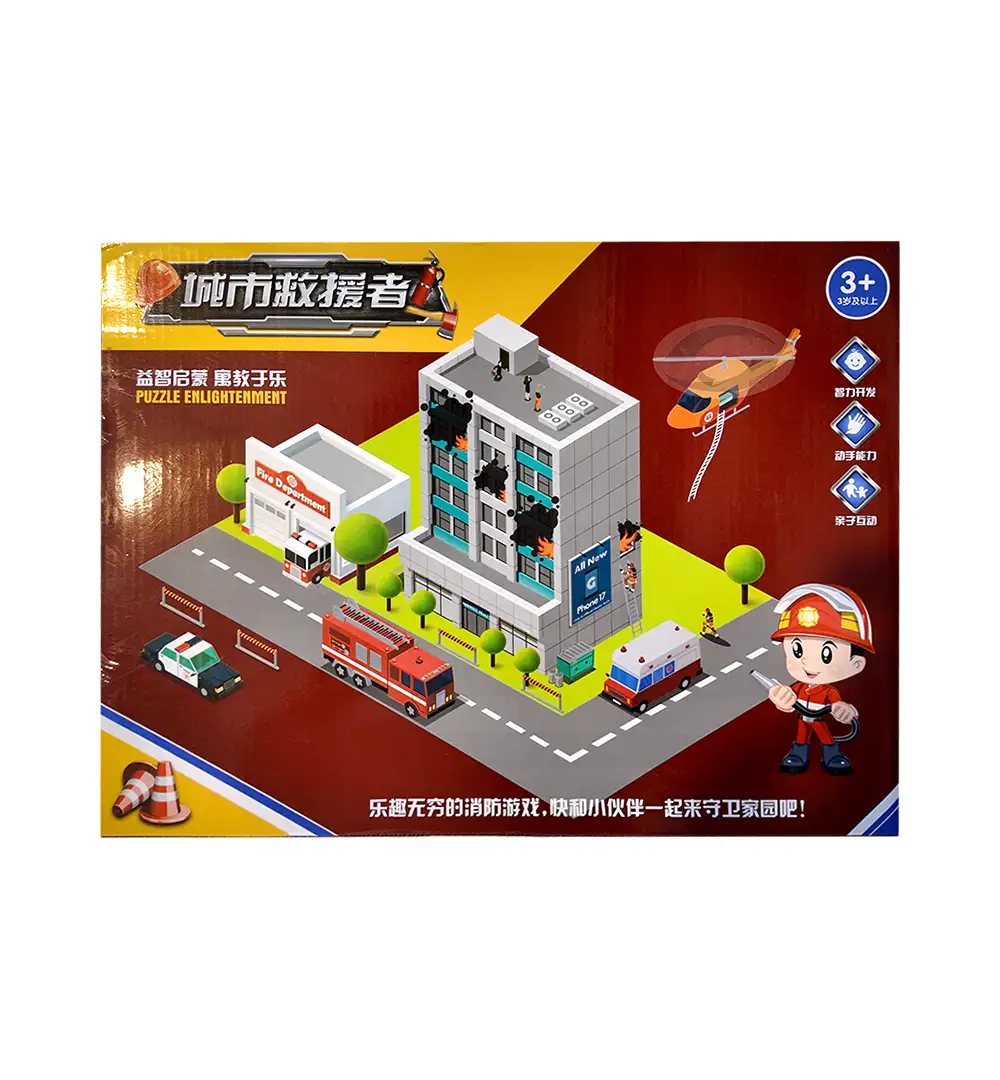 City Rescue Vehicle & Fire Engine Emergency Toy