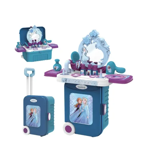 Disney Frozen 3-in-1 Kids Vanity Makeup Playset