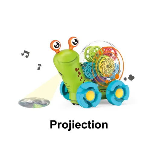 Gear Snail Toy with Light, Music