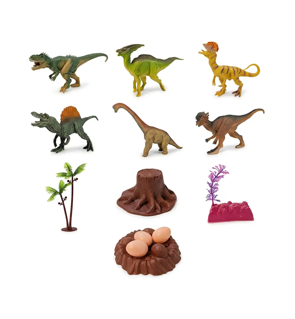 Realistic Dinosaur Figures Toy Set