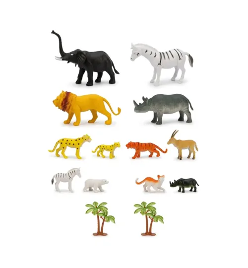 Wild Animal Figures Toy Set