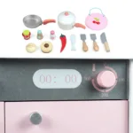 Kids Wooden Kitchen Playset with Accessories