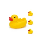 Yellow Rubber Duck Bath Toy Set