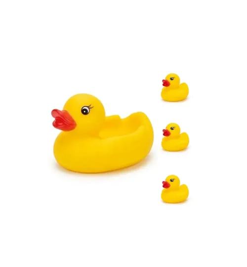Yellow Rubber Duck Bath Toy Set