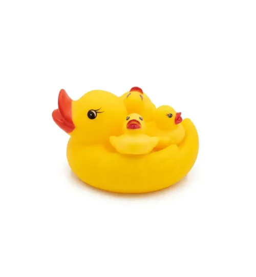 Yellow Rubber Duck Bath Toy Set